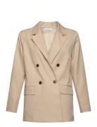 Forte Blazer Blazers Double Breasted Blazers Beige Noella