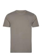Brace Ss Crew Tops T-shirts Short-sleeved Grey AllSaints