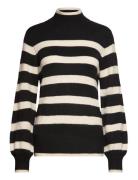 Iheden Ls6 Tops Knitwear Turtleneck Black ICHI