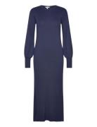 Vmvalor Ls 7/8 Knit Dress Vma Dresses Knitted Dresses Navy Vero Moda