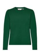 Elba Ls Tee Gots Tops T-shirts & Tops Long-sleeved Green Basic Apparel
