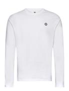 Mel Longsleeve Tops T-shirts Long-sleeved White Double A By Wood Wood