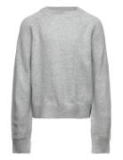 Iben Knit Tops Knitwear Pullovers Grey Grunt