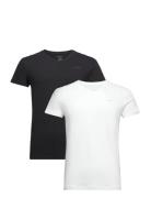 V-Neck T-Shirt 2-Pack Tops T-shirts Short-sleeved White GANT