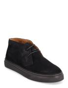 Anis 2.0 Semskede Boots Snøresko Black Playboy Footwear