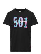 Levi's® 501 Original Tee Tops T-shirts Short-sleeved Black Levi's