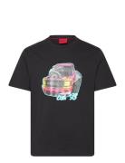 Damotoro Designers T-shirts Short-sleeved Black HUGO