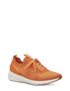 Women Lace-Up Lave Sneakers Orange Tamaris