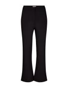 Sc-Lilly Bottoms Trousers Flared Black Soyaconcept