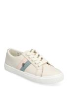 Janson Ii Leather Sneaker Lave Sneakers Cream Lauren Ralph Lauren