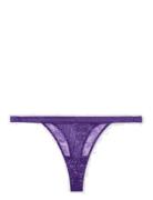 Mesh Thong Stringtruse Undertøy Purple Understatement Underwear