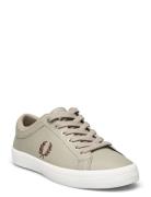 Baseline Leather Lave Sneakers Grey Fred Perry