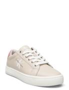Classic Cupsole Laceup Lave Sneakers Beige Calvin Klein
