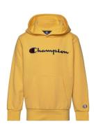 Hooded Sweatshirt Sport Sweat-shirts & Hoodies Hoodies Yellow Champion