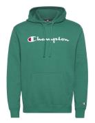 Hooded Sweatshirt Sport Sweat-shirts & Hoodies Hoodies Green Champion