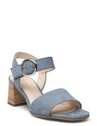 Ankle-Strap Sandal Sandal Med Hæl Blue Gabor