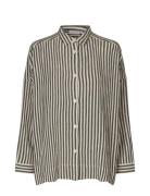 Mailze Tops Shirts Long-sleeved Black Masai