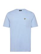 Pocket T-Shirt Tops T-shirts Short-sleeved Blue Lyle & Scott