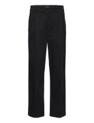 D1. Pleated Volume Chinos Bottoms Trousers Chinos Black GANT