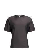 Vela Loose Tee Sport T-shirts & Tops Short-sleeved Black Rethinkit