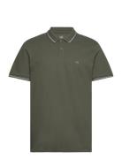 Pique Polo Tops Polos Short-sleeved Green Lee Jeans