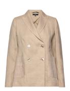 Martin Blazers Double Breasted Blazers Beige Weekend Max Mara