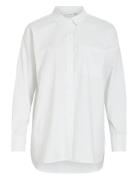 Vidarma L/S Button Shirt - Noos Tops Shirts Long-sleeved White Vila