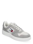 Tjm Basket Leather Lave Sneakers Grey Tommy Hilfiger