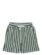 Naram Knitted Shorts Pyjamas Green Bongusta