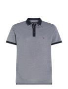 Cotton Modal Reg Polo Tops Polos Short-sleeved Blue Tommy Hilfiger