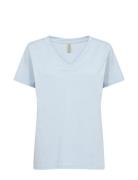 Sc-Derby Tops T-shirts & Tops Short-sleeved Blue Soyaconcept