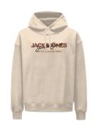 Jjalvis Sweat Hood Tops Sweat-shirts & Hoodies Hoodies Cream Jack & J ...