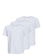 Jjeorganic Basictee Ss 3Pk Mp Jnr Noos Tops T-shirts Short-sleeved Whi...