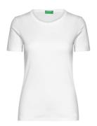 T-Shirt Tops T-shirts & Tops Short-sleeved White United Colors Of Bene...