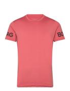 Borg T-Shirt Sport T-shirts Short-sleeved Red Björn Borg