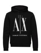 Sweatshirt Tops Sweat-shirts & Hoodies Hoodies Black Armani Exchange