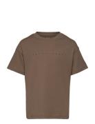 Jjestar Jj Tee Ss Noos Jnr Tops T-shirts Short-sleeved Brown Jack & J ...