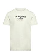 Jorbushwick Tee Ss Crew Neck Fst Jnr Tops T-shirts Short-sleeved Cream...