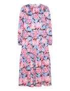 Janelle Long Dress Maxikjole Festkjole Pink Noella