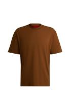 Dapolino Designers T-shirts Short-sleeved Brown HUGO