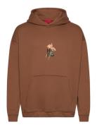 Diblossomy Tops Sweat-shirts & Hoodies Hoodies Brown HUGO