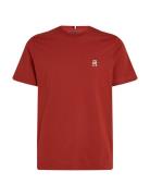 Monogram Imd Tee Tops T-shirts Short-sleeved Red Tommy Hilfiger