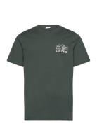 Triple T-Shirt Tops T-shirts Short-sleeved Green Les Deux