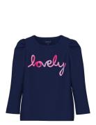 Nmflonnia Ls Top Pb Tops Shirts Long-sleeved Shirts Blue Name It