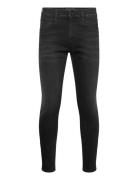 Anbass Trousers Slim Hyperflex Dust Bottoms Jeans Slim Black Replay