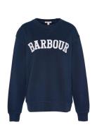 Barbour Northumb Sweat Tops Sweat-shirts & Hoodies Sweat-shirts Navy B...