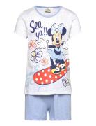 Pyjama Pyjamas Sett Blue Minnie Mouse