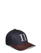 Baseball Cap Contrast Suede Ii Accessories Headwear Caps Navy Les Deux