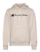 Hooded Sweatshirt Tops Sweat-shirts & Hoodies Hoodies Beige Champion