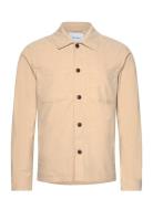 Marseille Twill Jacket Tops Overshirts Beige Les Deux